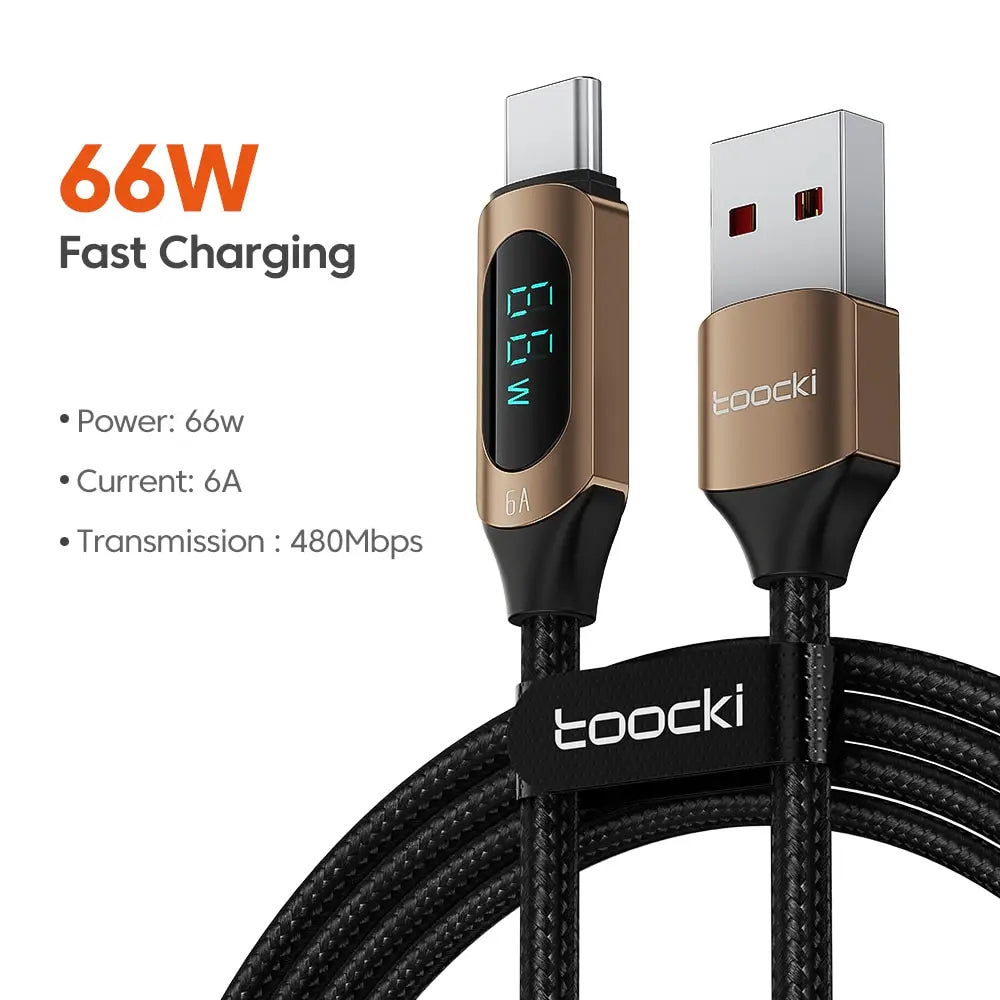 Fast Charging USB-C Cable Type C to Type C 100W PD