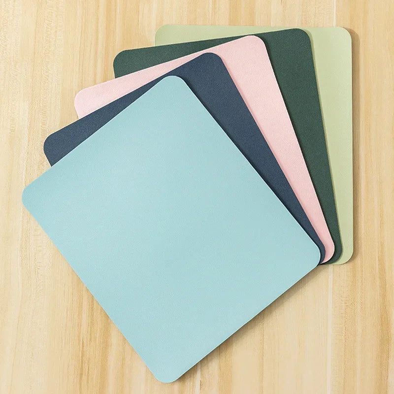 Assorted PU Leather Mouse Pad – Waterproof, Non-Slip, & Durable