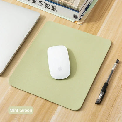 Assorted PU Leather Mouse Pad – Waterproof, Non-Slip, & Durable