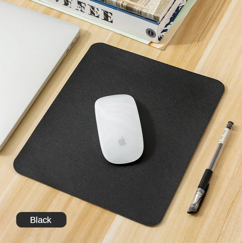 Assorted PU Leather Mouse Pad – Waterproof, Non-Slip, & Durable