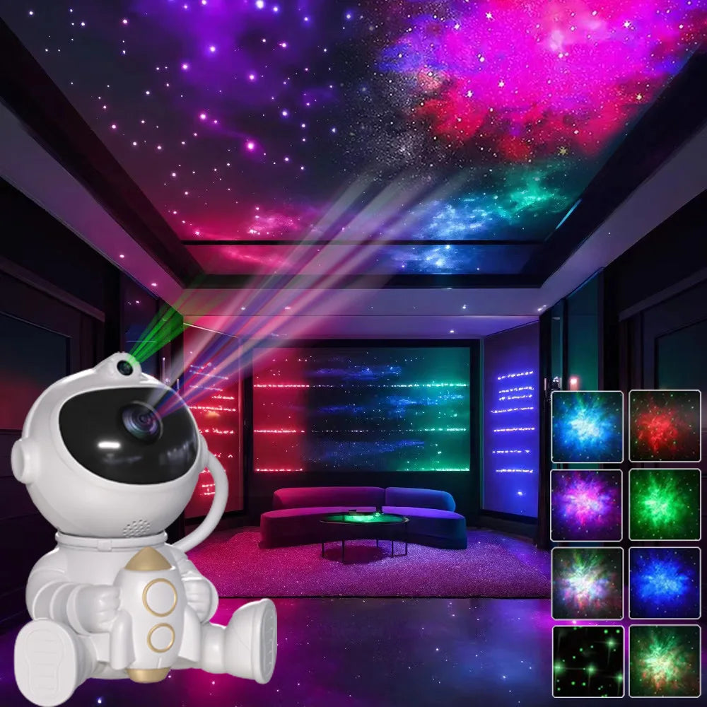 NovaGlow Astronaut Galaxy Starry Night Projector